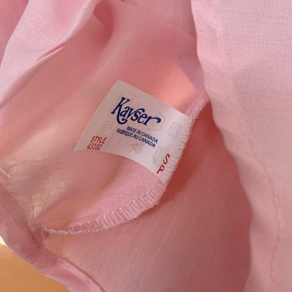 Vintage | Baby Pink Slip Dress / Nightgown - Picture 4 of 7